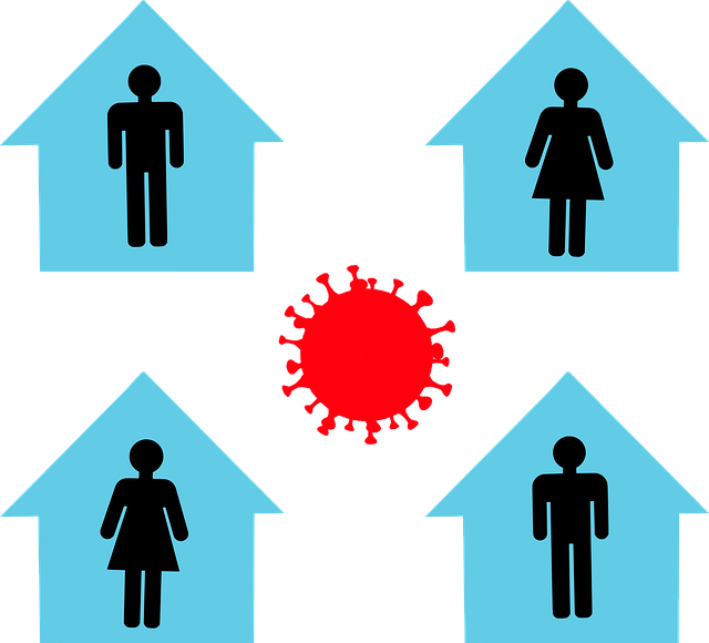 Free coronavirus corona quarantine illustration