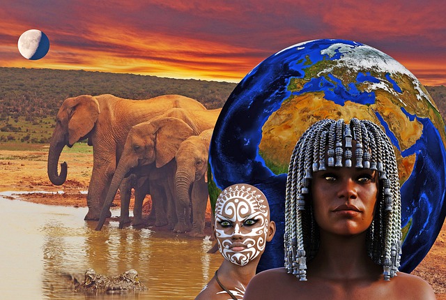 Afrika, Kulturell, Landschaft, Welt