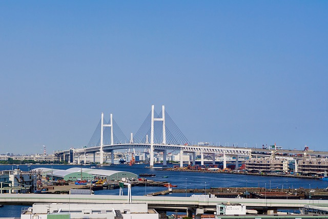 Free Yokohama Yokohama Bay Bridge photo and picture