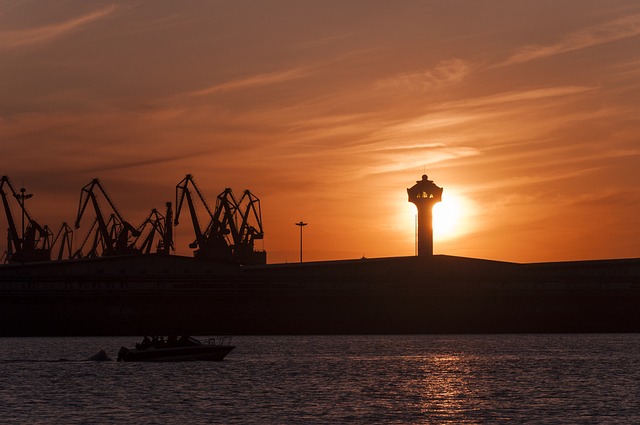 Sonnenuntergang, Natur, Leuchtturm