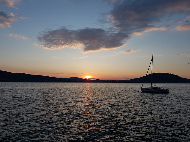 Free Sunset Attersee photo and picture