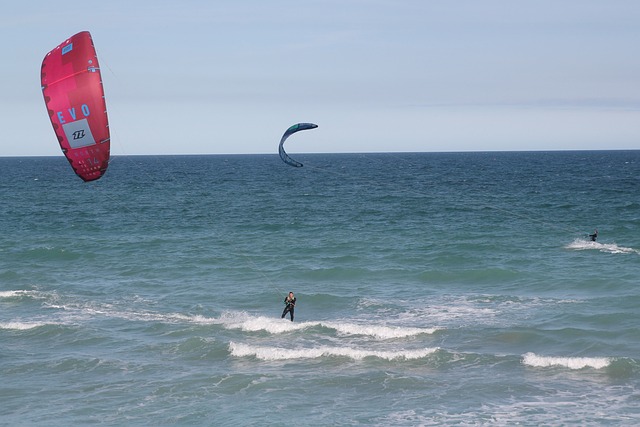 Surf De Vela, Playa, Valencia, Mar