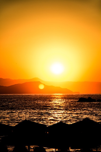 Free Sunset Beach photo and picture