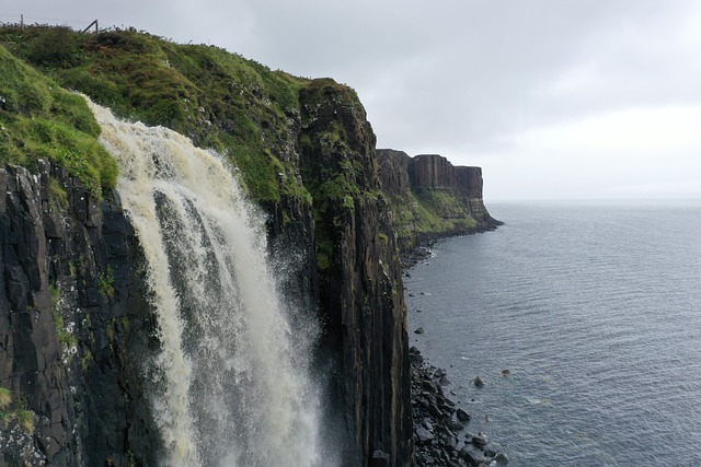 Vandfald, Natur, Isle Of Skye, Ocean