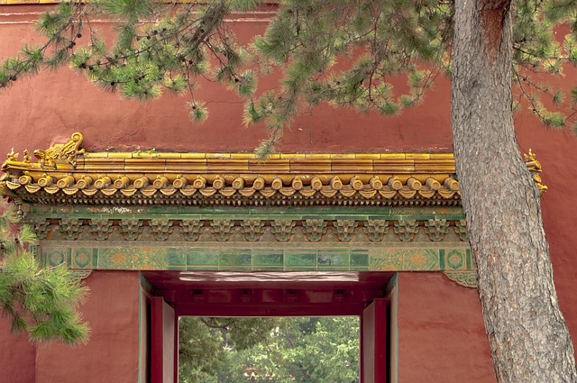 Verbotene Stadt, Baum, Veranda