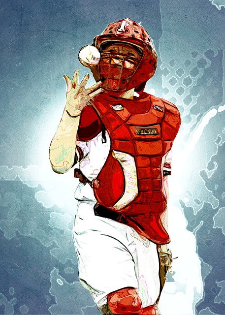 Free baseball baseball player little league illustration