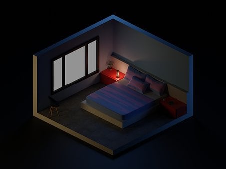 Dormitor, 3D, Interior, Proiecta