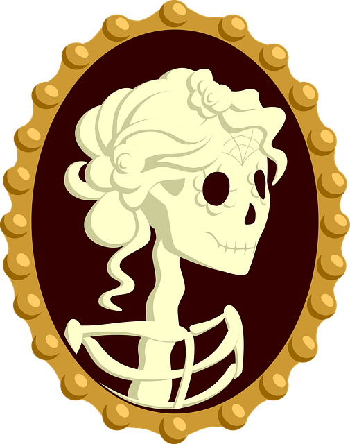 Free cameo jewelry dead illustration