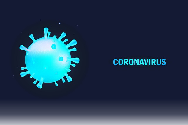 Free virus alert background illustration