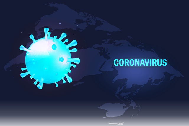 Free virus alert background illustration