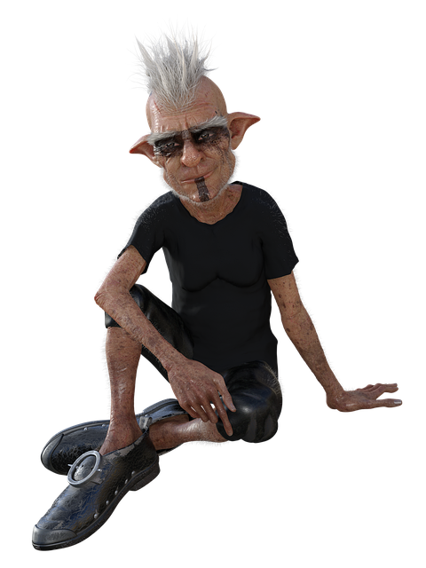 Free male fantasy character illustration