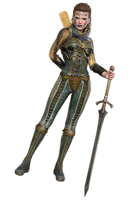 Free female fantasy girl illustration