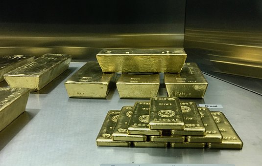 Gold, Ingot, Banque, Museum, Brazilwood