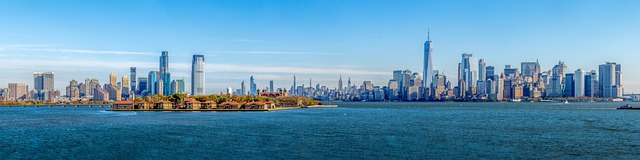 Free new york skyscrapers manhattan illustration