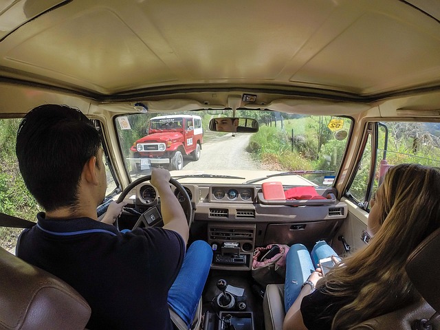 Jeep, Land, Weg, Het Rijden, Colombia