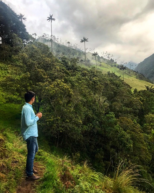 Mens, Staan, Bergen, Landschap, Natuur