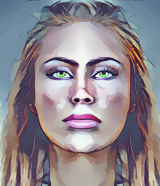 Free angry serious woman vector