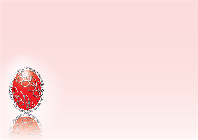 Free easter egg unique illustration