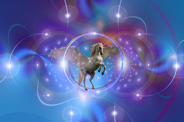 Download free HD stock image of Unicorn Abstract Free unicorn abstract waves illustration