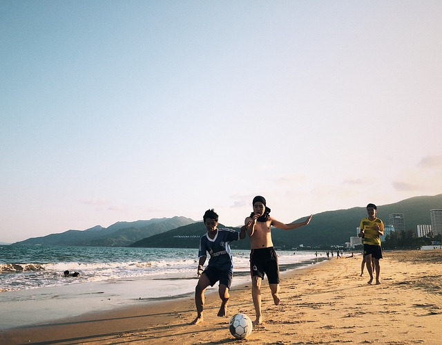 Free Beach Football photo and picture