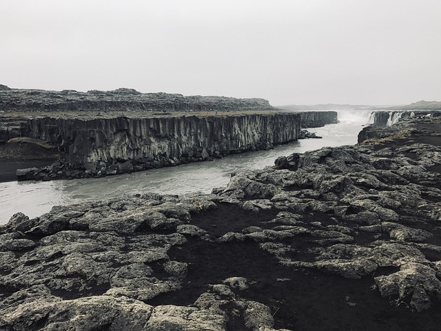 Island, Vandfald, Natur, Flyde