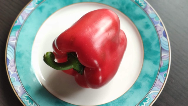 Free Paprika Plate photo and picture