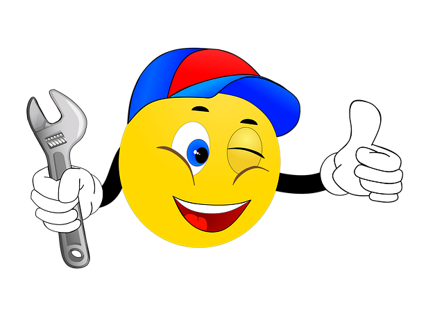 Free handyman assembler work illustration