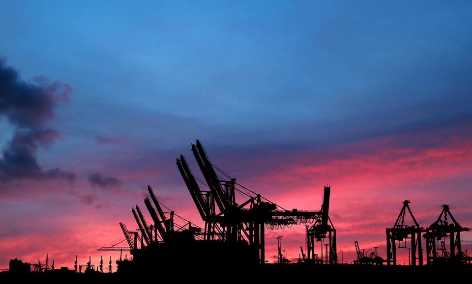 Sunset Industry Cranes Free photo on Pixabay Pixabay