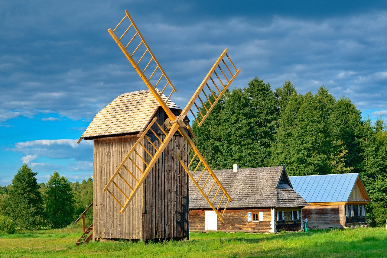 Windmill - free online jigsaw puzzle photo