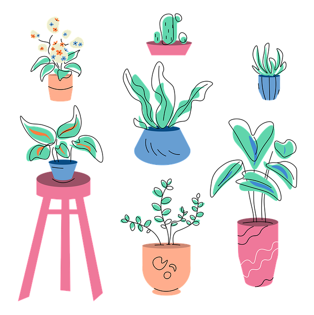 Free Plants House illustration and picture