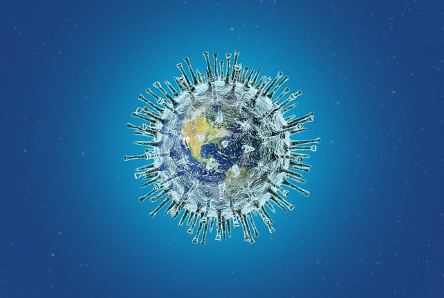 Free coronavirus covid-19 infection illustration