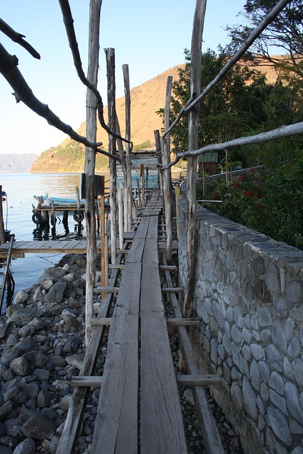 Free Footbridge Lake photo and picture