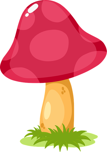 Free mushroom fungi plant vector