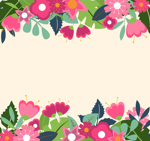 Free background floral flowers illustration