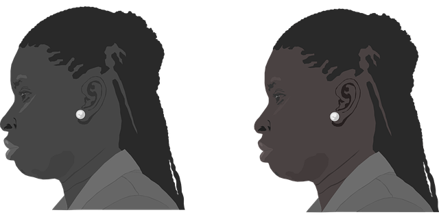 Free woman black african women vector