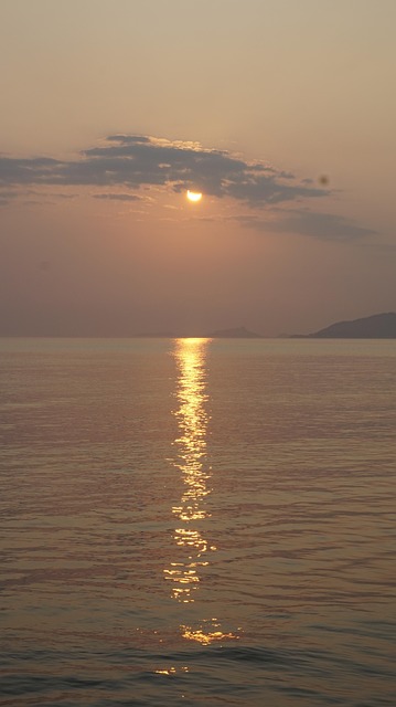 Free Sunset The Sea photo and picture
