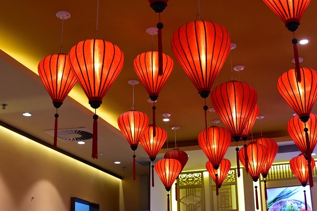 Free Lanterns Red photo and picture