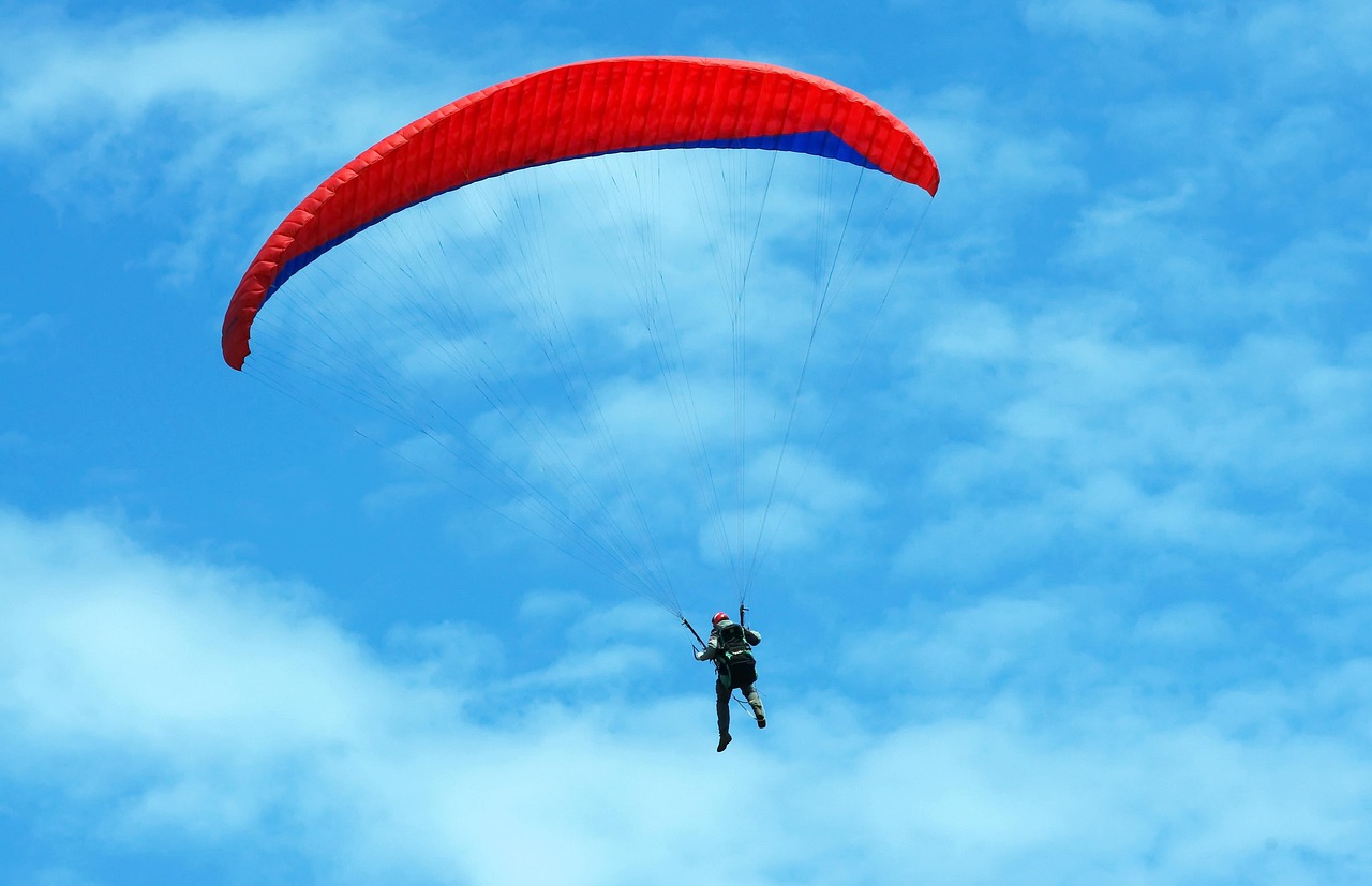 Parachute - free online jigsaw puzzle photo