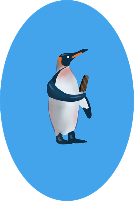 Free penguin bird antarctica illustration