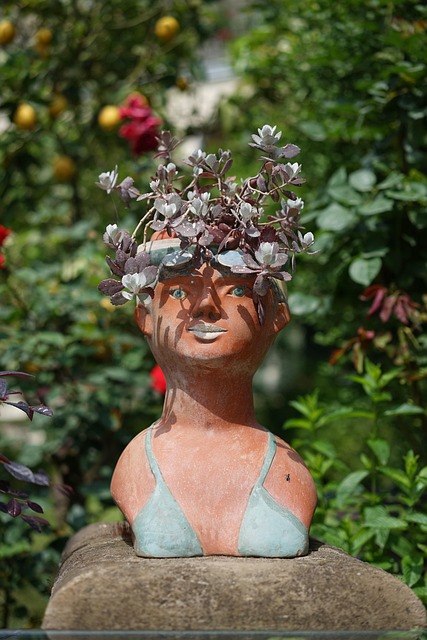 Kopf, Blumen, Frühling, Blüte, Schädel
