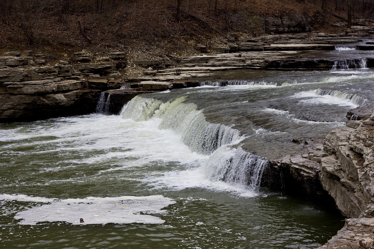 Waterfalls - free online jigsaw puzzle photo