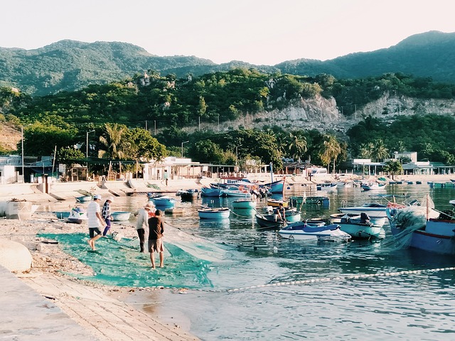 Free Fishing Village People photo and picture