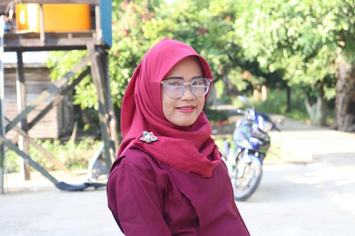 Free Woman Look In The Mirror photo and picture
