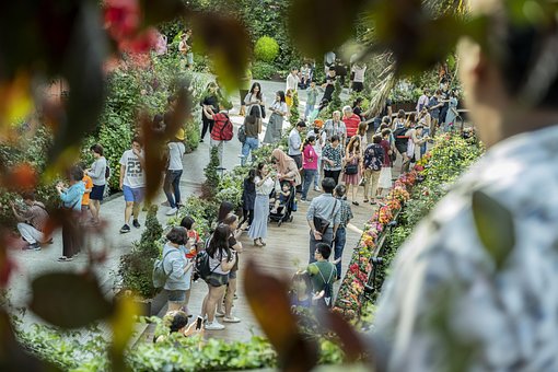 Free Singapore Gardens By The Bay Crowd photo and picture