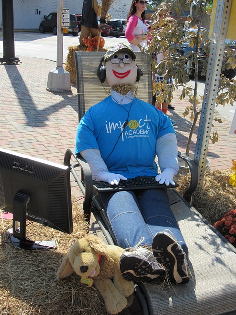 Free Scarecrow Blue photo and picture