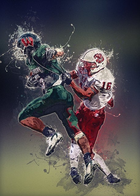 Download free HD stock image of Football American Football Free football american football game illustration