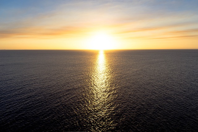 Free Sunset Sea photo and picture