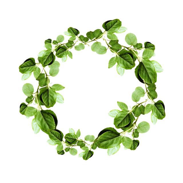 Free spring greens branches illustration