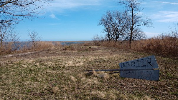 Kust, Strand, Windmolen, Park