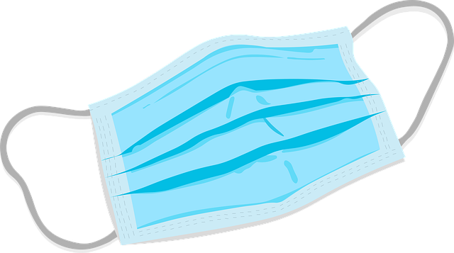 Free mask corona virus illustration